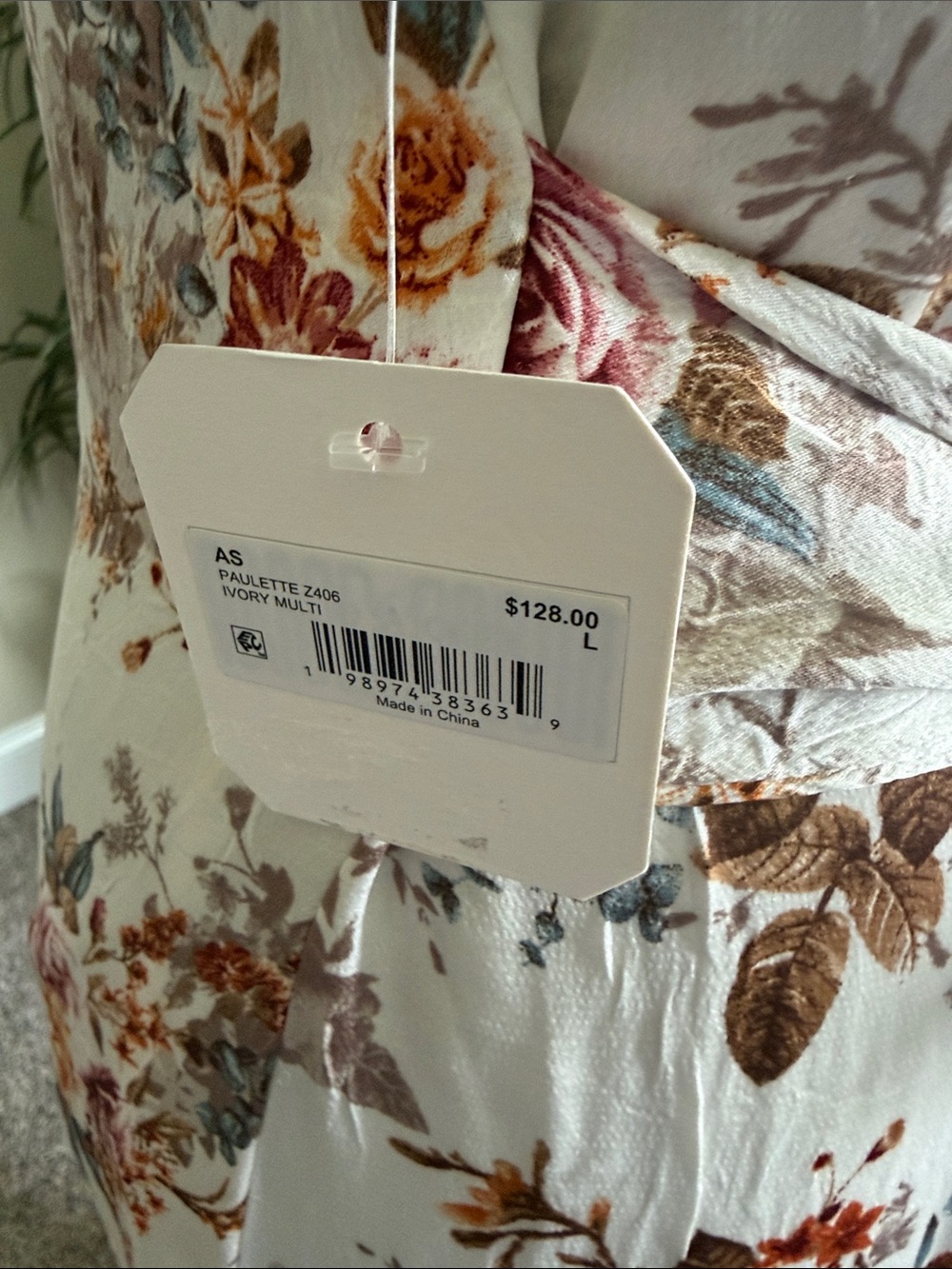 Altar'd State Cream Floral High-Low Maxi Dress - Picture 11 of 11